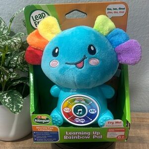 Leap Frog ~Learning Up Rainbow Pal ~ Bilingual ~ Lights and Sound ~ New